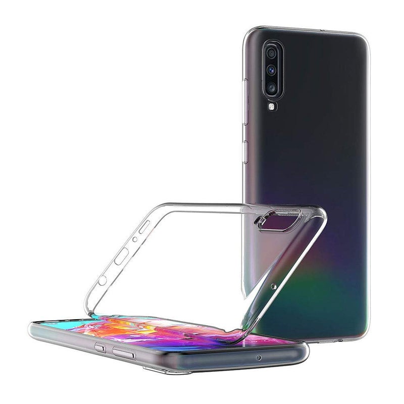 MaiJin Case for Samsung Galaxy A70 (6.7 inch) Soft TPU Rubber Gel Bumper Transparent Back Cover - Image 3